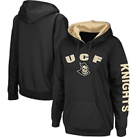 Chandail à capuchon Colosseum UCF Knights Loud and Proud Team noir pour femmes