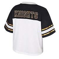 Maillot de football court blanc Colosseum UCF Knights Treasure pour femme