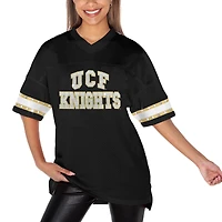 T-shirt tendance à strass noir Gameday Couture UCF Knights Until Kickoff pour femme