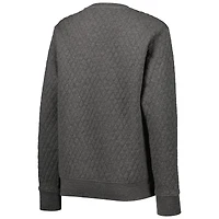 Sweat-shirt matelassé Pressbox Heather Charcoal UCF Knights Moose pour femme