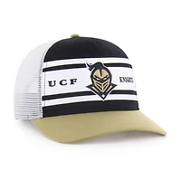 Casquette de camionneur ajustable Super Stripe Hitch pour jeunes UCF Knights, noir/or, 1947