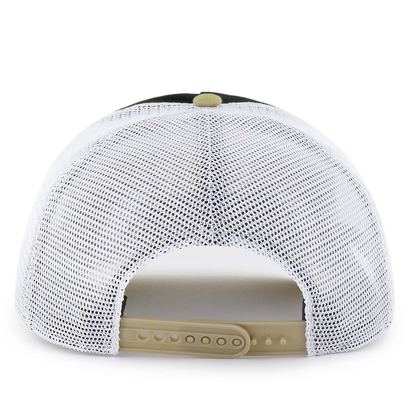 Youth '47 Black/Gold UCF Knights Super Stripe Hitch Adjustable Trucker Hat