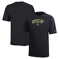 T-shirt noir UCF Knights Arch Over Logo pour jeunes champions