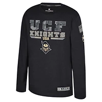 Youth Colosseum Heather Black UCF Knights OHT Military Appreciation Oorah Long Sleeve T-Shirt