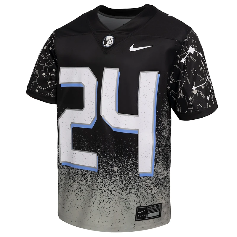 Maillot de jeu alternatif Nike #24 noir UCF Knights 2024 Space Game pour jeunes