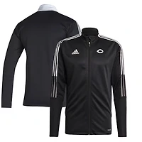Veste de survêtement zippée adidas Tiro 21 pour homme, noire, des Maroons l'UChicago