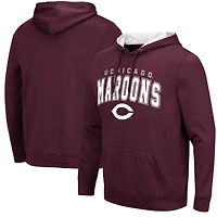 Pull à capuche Colosseum Maroon UChicago Maroons Resistance pour hommes