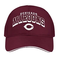 Casquette réglable Colosseum Maroon UChicago Maroons Wyatt Primary Team Trucker pour hommes