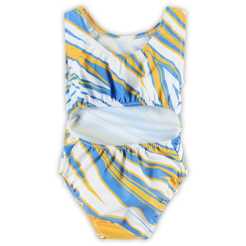 Girls Youth White UCLA Bruins Burst Leotard