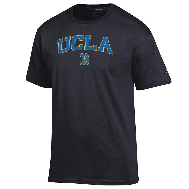Men's Champion  Black UCLA Bruins Arched Logo T-Shirt