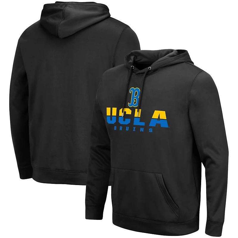 Men's Colosseum Black UCLA Bruins Lantern Pullover Hoodie