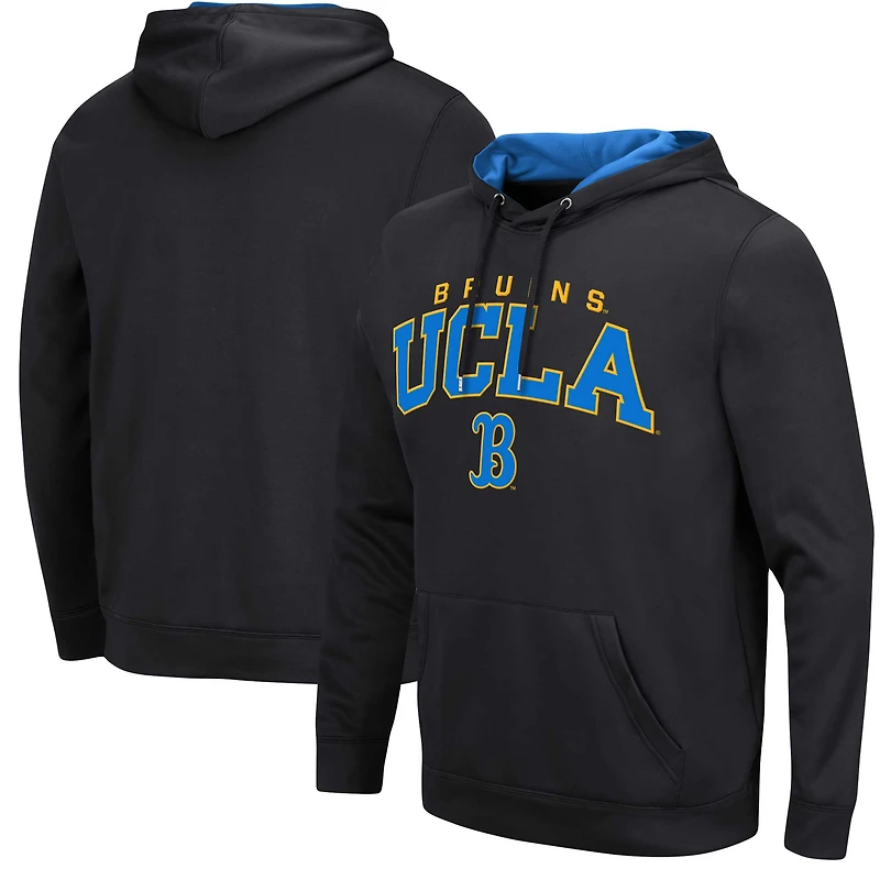 Pull à capuche Colosseum noir UCLA Bruins Resistance pour hommes