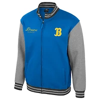 Men's Colosseum Blue UCLA Bruins Ambi-Turner Full-Zip Varsity Jacket