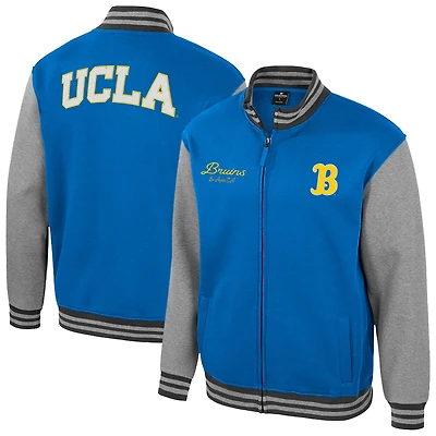 Men's Colosseum Blue UCLA Bruins Ambi-Turner Full-Zip Varsity Jacket