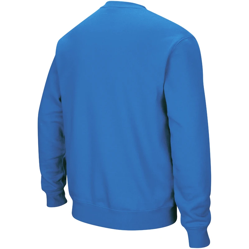 Men's Colosseum Blue UCLA Bruins Arch & Logo Crew Neck Sweatshirt