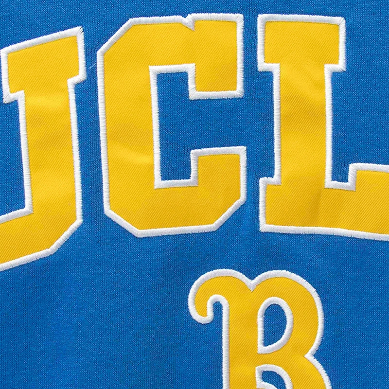 Men's Colosseum Blue UCLA Bruins Arch & Logo Crew Neck Sweatshirt