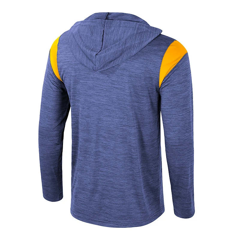 Coupe-vent à demi-zip Dozer des Bruins de l'UCLA pour hommes, bleu Colosseum