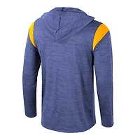 Coupe-vent à demi-zip Dozer des Bruins de l'UCLA pour hommes, bleu Colosseum