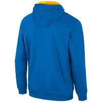 Chandail à capuchon demi-glissière Colosseum Blue UCLA Bruins pour homme