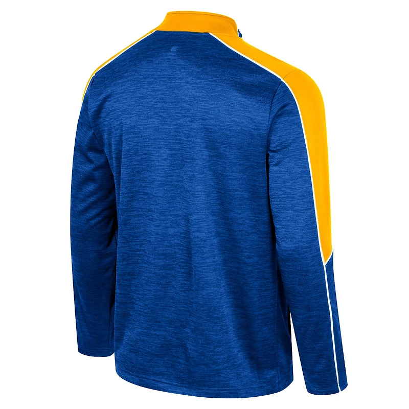 Veste Colosseum Blue UCLA Bruins Marled Half-Zip pour homme