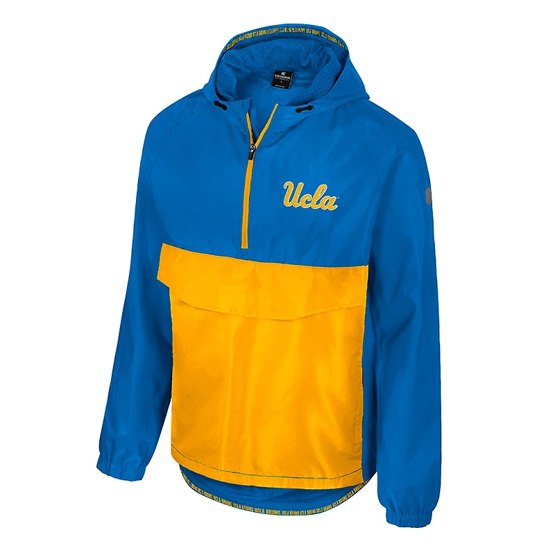 Veste anorak à demi-zip Colosseum Blue UCLA Bruins Reloaded pour homme