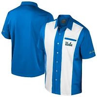 Chemise boutonnée de bowling Strike des Bruins l'UCLA, bleu Colosseum, pour homme
