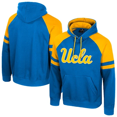 Men's Colosseum  Blue UCLA Bruins Todd Raglan Pullover Hoodie