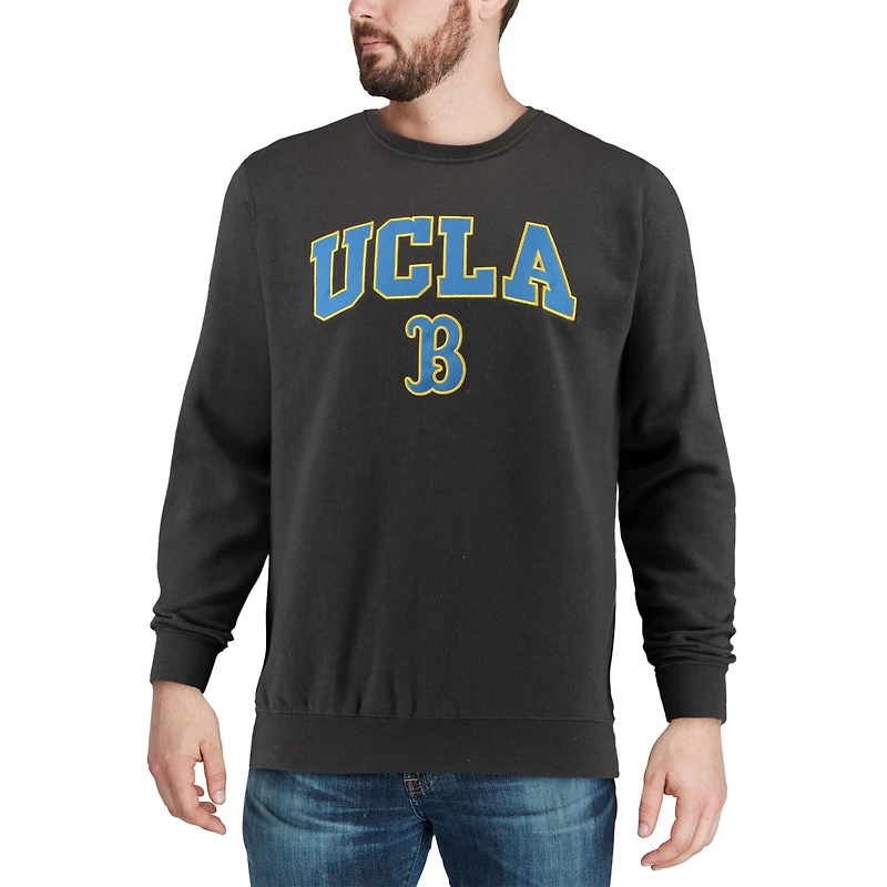 Colosseum Charcoal UCLA Bruins Arch & Logo Crew Neck Sweat-shirt pour homme