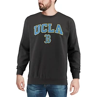 Colosseum Charcoal UCLA Bruins Arch & Logo Crew Neck Sweat-shirt pour homme