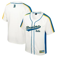 Men's Colosseum Cream UCLA Bruins Ruth Button-Up Baseball Jersey
