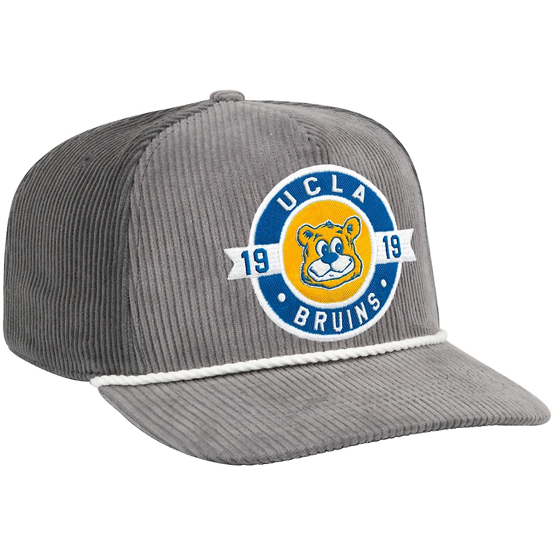 Casquette de camionneur ajustable pour homme Colosseum Grey UCLA Bruins Where's My Hat Podium