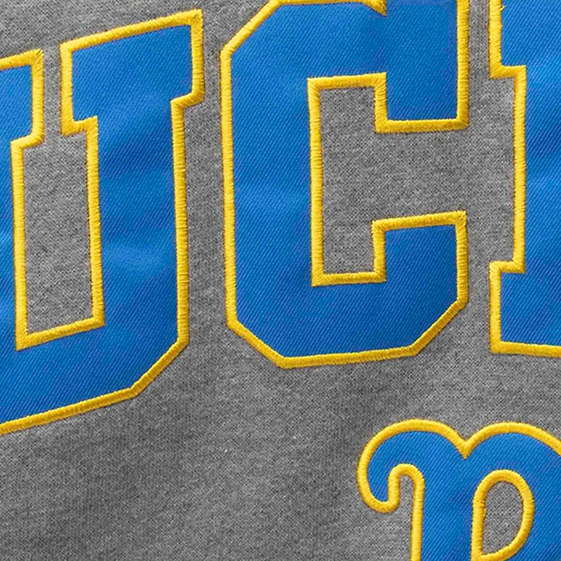 Colosseum Heather Grey UCLA Bruins Arch & Logo Crew Neck Sweat-shirt pour homme