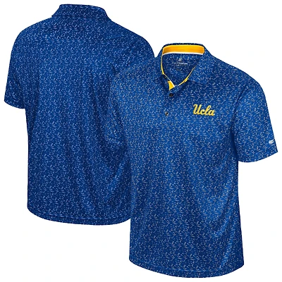 Polo de golf sublimé pour homme Colosseum Royal UCLA Bruins