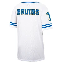 Maillot de baseball boutonné en maille Free Spirited des Bruins l'UCLA Colosseum blanc pour hommes
