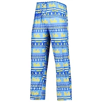 Men's Concepts Sport Blue UCLA Bruins Swivel Long Sleeve Top & Pants Sleep Set