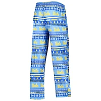 Men's Concepts Sport Blue UCLA Bruins Swivel Long Sleeve Top & Pants Sleep Set