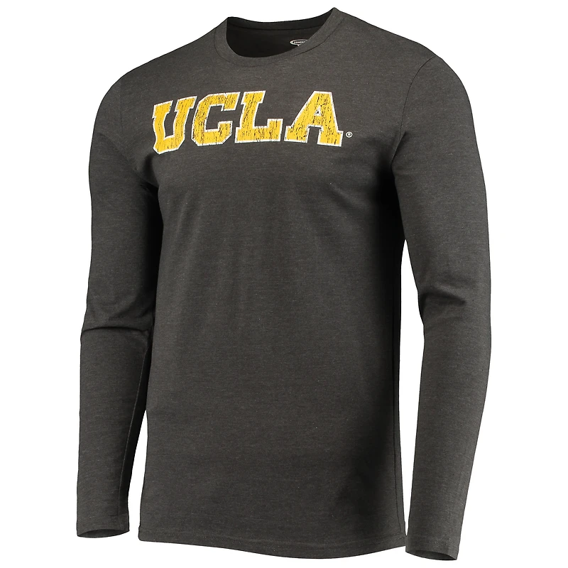 Concepts Sport Bleu clair/anthracite chiné UCLA Bruins Meter T-shirt à manches longues et pantalon Ensemble de nuit