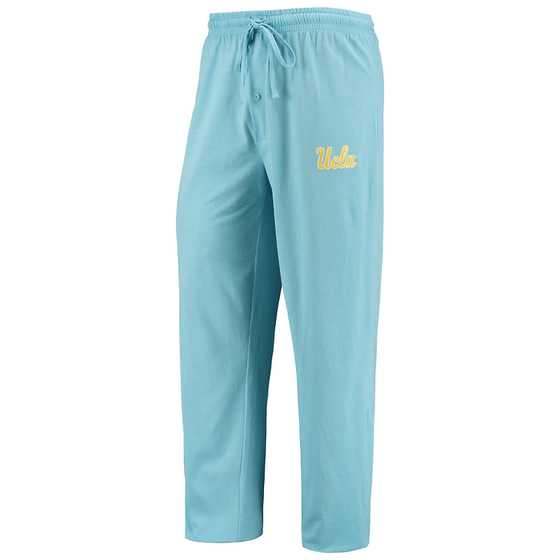 Men's Concepts Sport Light Blue/Heathered Charcoal UCLA Bruins Meter Long Sleeve Top & Pants Sleep Set