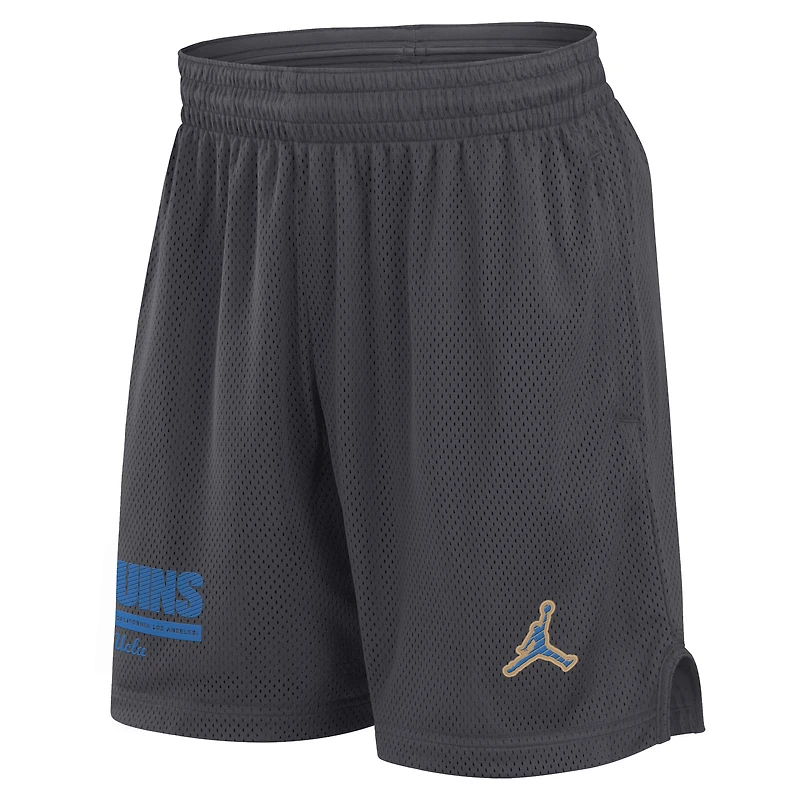 Short Jordan Brand Anthracite UCLA Bruins 2024 Performance Mesh pour homme