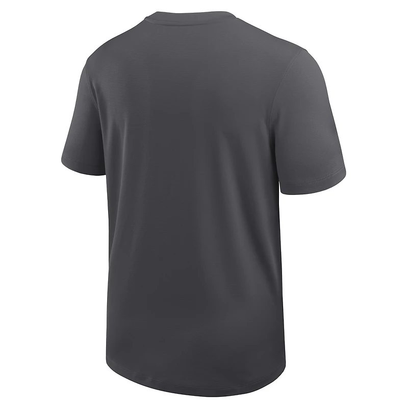 Men's Jordan Brand Anthracite UCLA Bruins 2025 Sideline UV Dri-FIT Coach Shirt