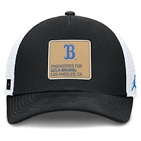 Men's Jordan Brand /White UCLA Bruins 2025 On-Field Rise Engineered Trucker Adjustable Hat