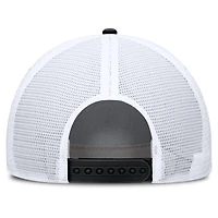 Casquette ajustable Jordan Brand noire/blanche pour homme, modèle UCLA Bruins 2025 On-Field Rise Engineered Trucker