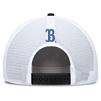Men's Jordan Brand Black/White UCLA Bruins 2025 On-Field Rise Patch Trucker Adjustable Hat