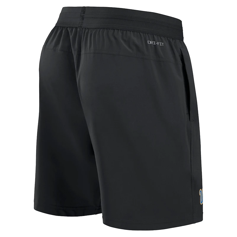 Short Jordan Brand noir UCLA Bruins 2024 Sideline Performance pour homme
