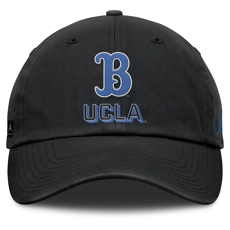 Casquette ajustable Jordan Brand noire pour homme, UCLA Bruins 2025 On-Field Club