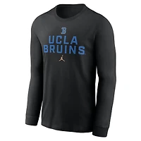 Men's Jordan Brand Black UCLA Bruins 2025 Sideline Dri-FIT Long Sleeve T-Shirt