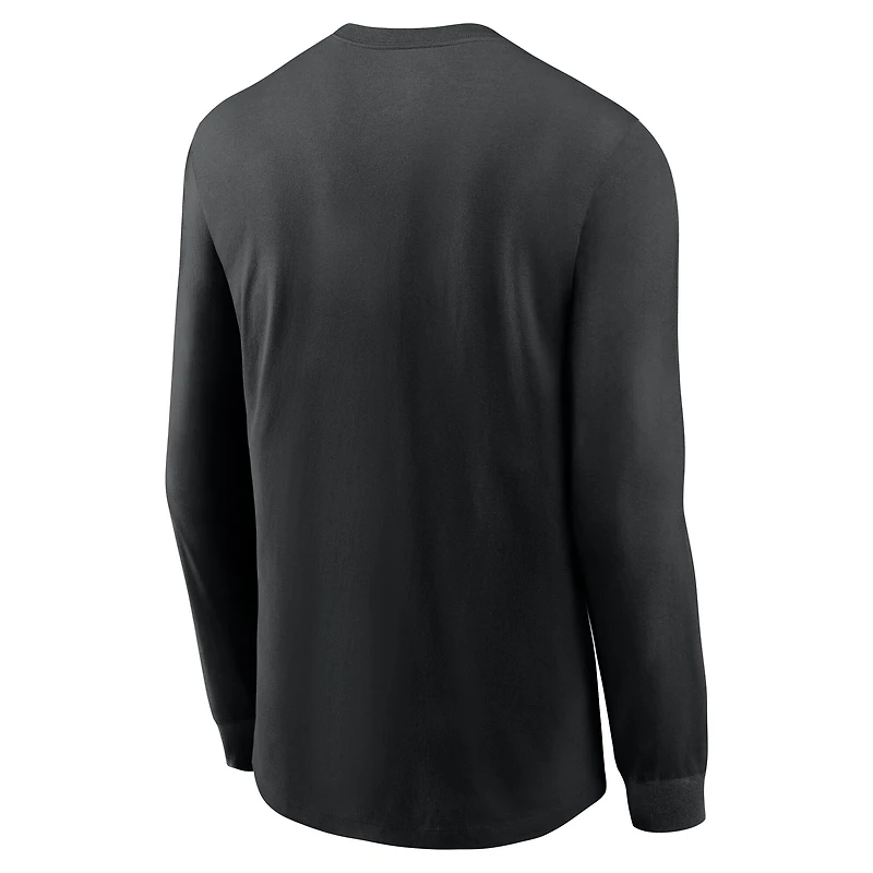Men's Jordan Brand Black UCLA Bruins 2025 Sideline Dri-FIT Long Sleeve T-Shirt