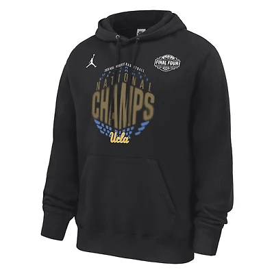 Men's Jordan Brand Black UCLA Bruins 2026 NCAA Women's Basketball National Champions Locker Room Club Fleece Hoodie