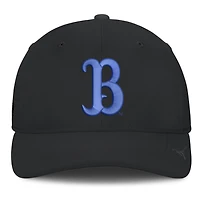 Casquette Jordan Brand noire pour homme, modèle UCLA Bruins 2026 Sideline Practice AeroBill Swooshflex Dri-FIT