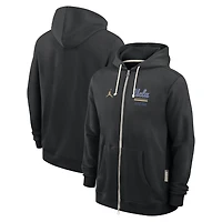 Men's Jordan Brand  Black UCLA Bruins 2026 Sideline Standard Issue Dri-FIT Full-Zip Hoodie
